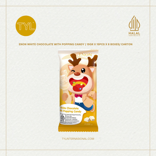 ENON White Chocolate with Popping Candy 15gr